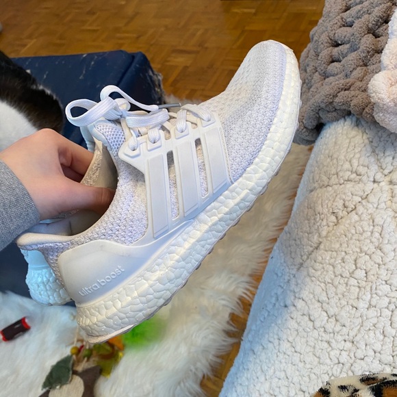 Adidas white ultraboost size 7.5 - Picture 8 of 8